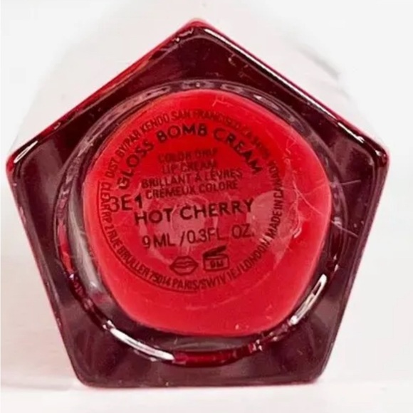 FENTY Beauty Gloss Bomb CREAM Color Drip Lip Gloss in “Hot Cherry”. Lmt Ed Rare - Picture 4 of 8